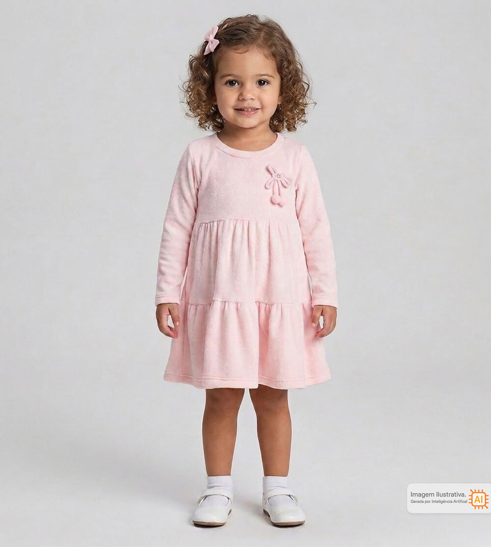 Vestido Graciosa Rosa