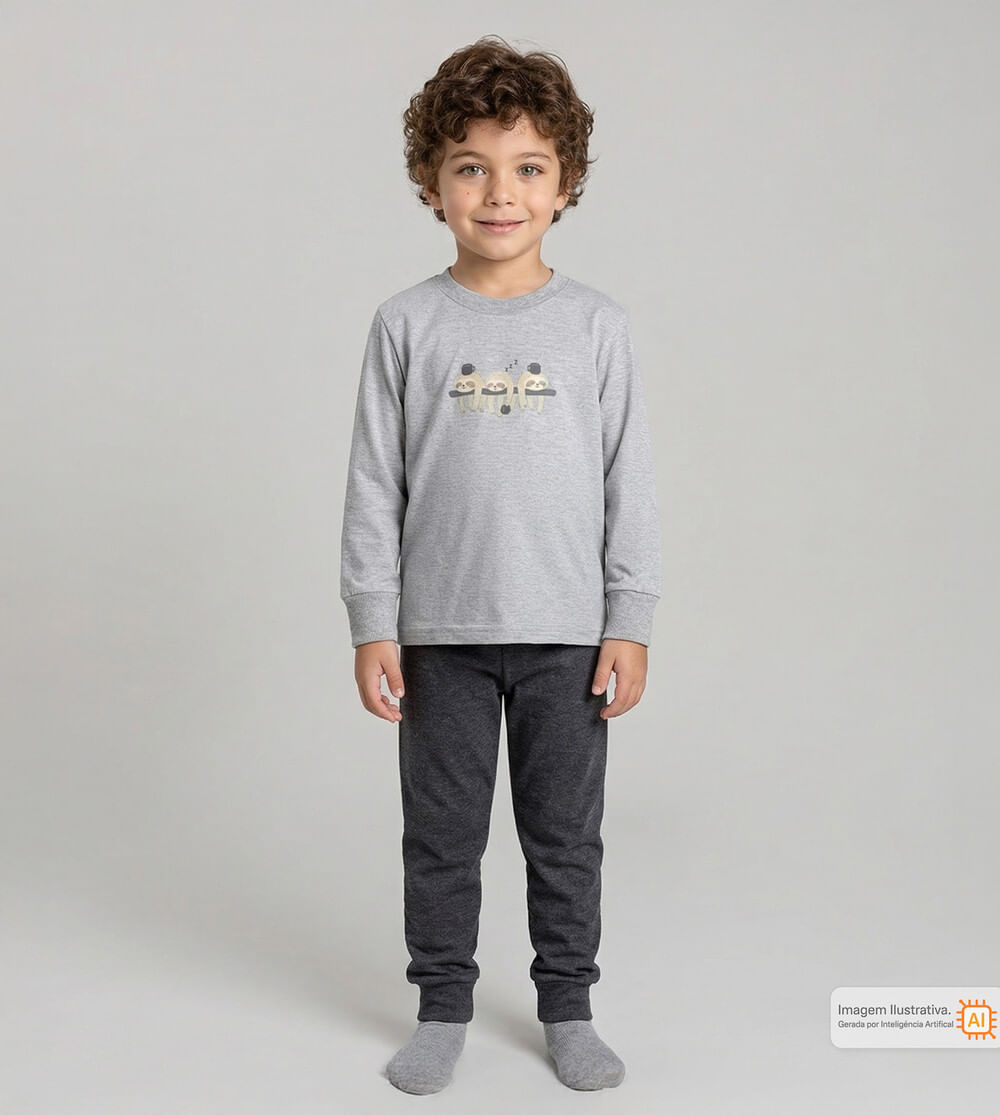 Conjunto Pijama Preguiça