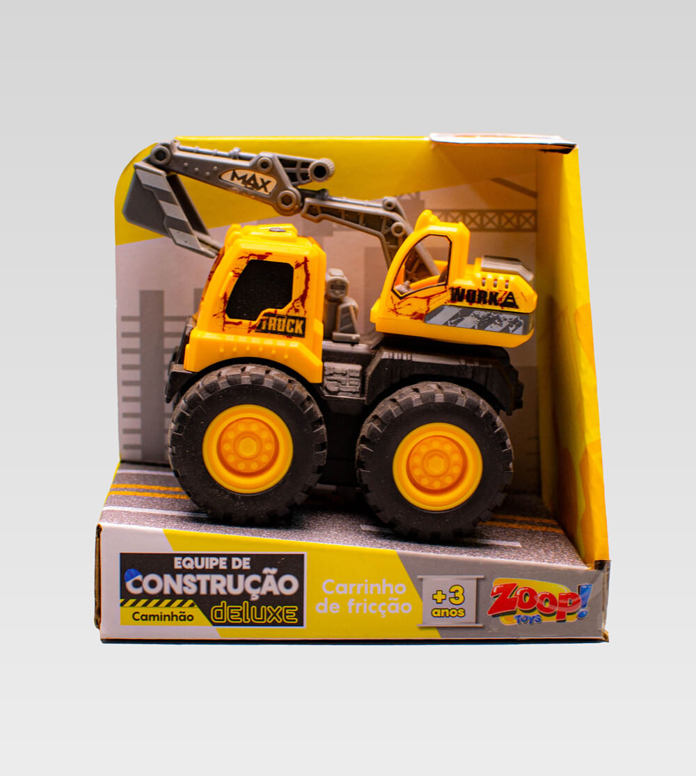 Mini Caminhão Equipe de Construção