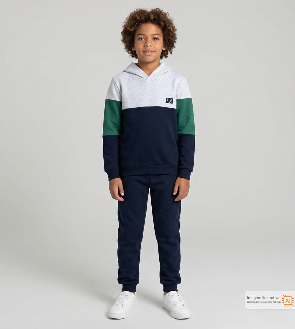 Conjunto Moletom com Capuz Meu Garoto