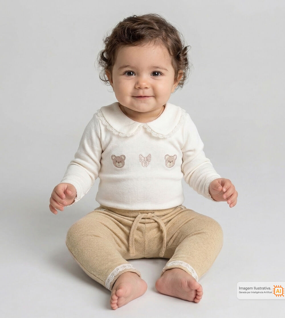 Conjunto Body Ursinhos