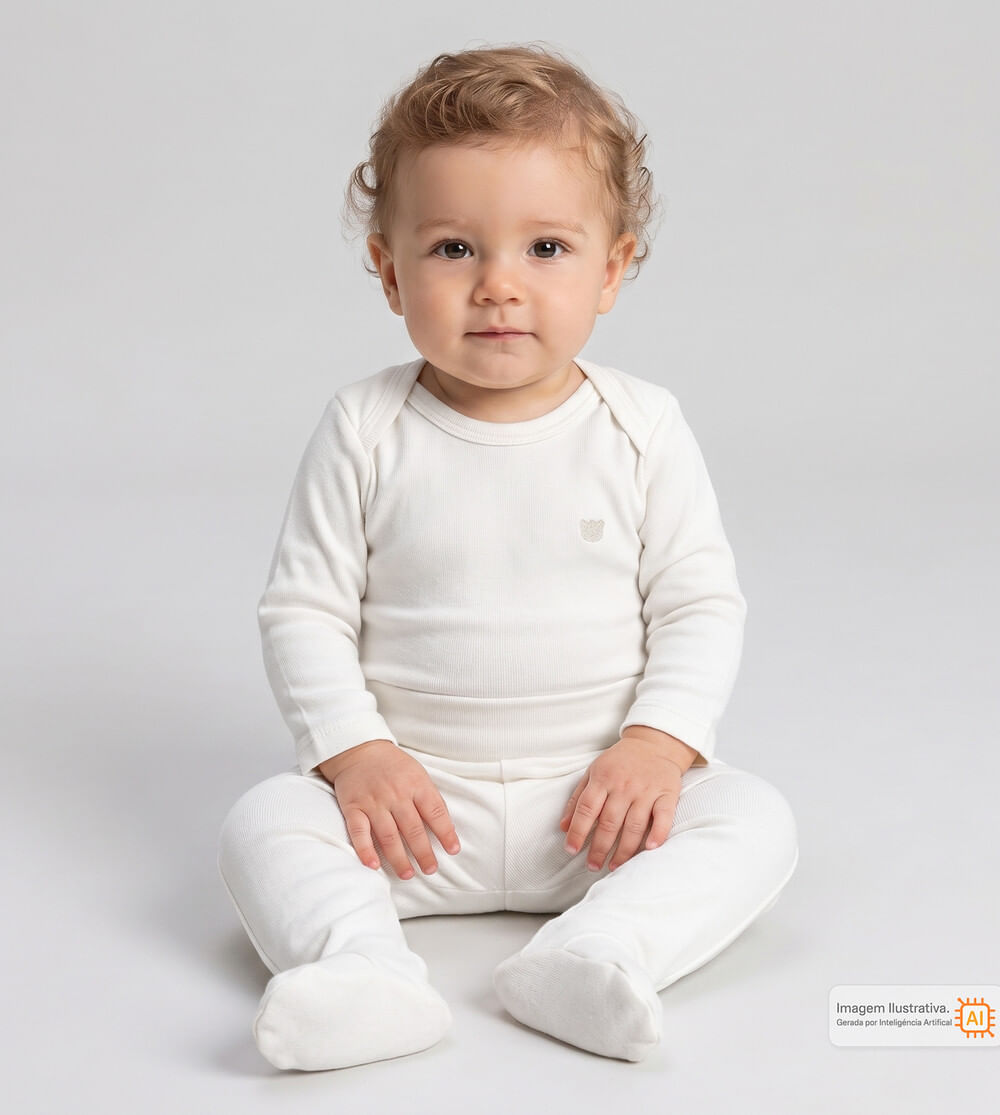 Conjunto Body Cós Confort Off White