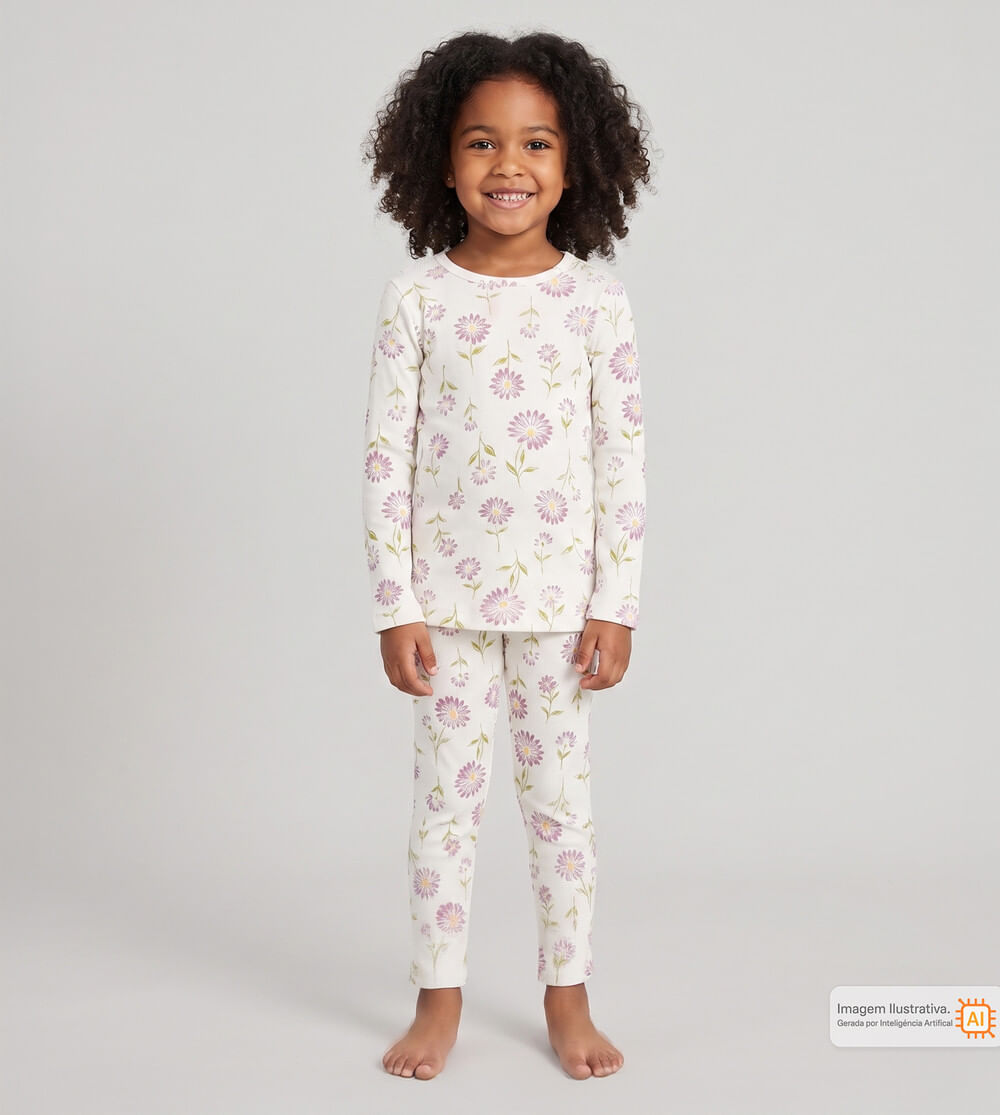Conjunto Pijama Floral