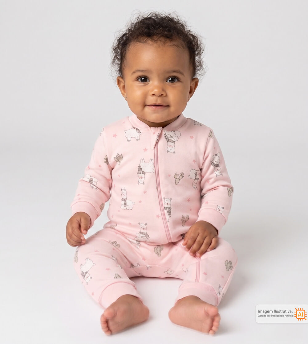Pijamão Lhama Baby