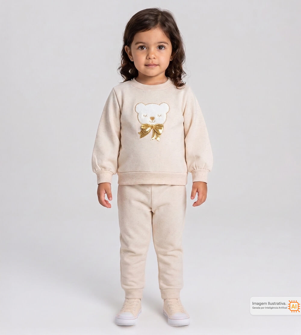 Conjunto Moletom Pequena Ursa