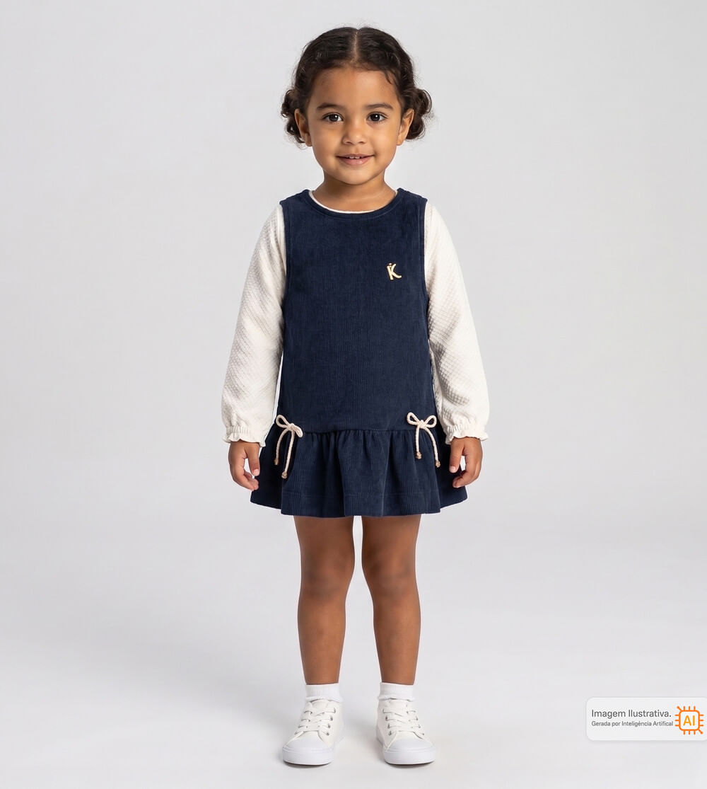 Salopete com Blusa Ternura