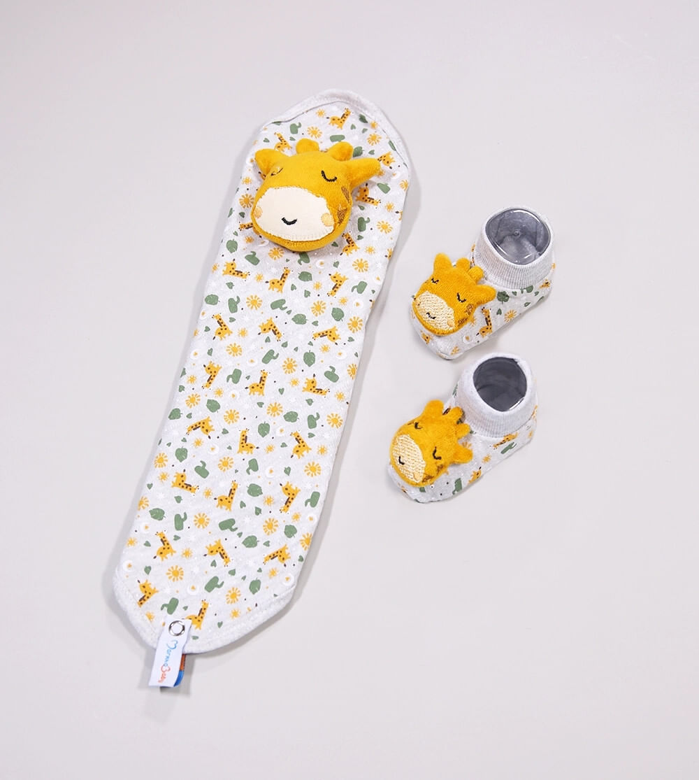 Kit Pantufa e Naninha Girafa