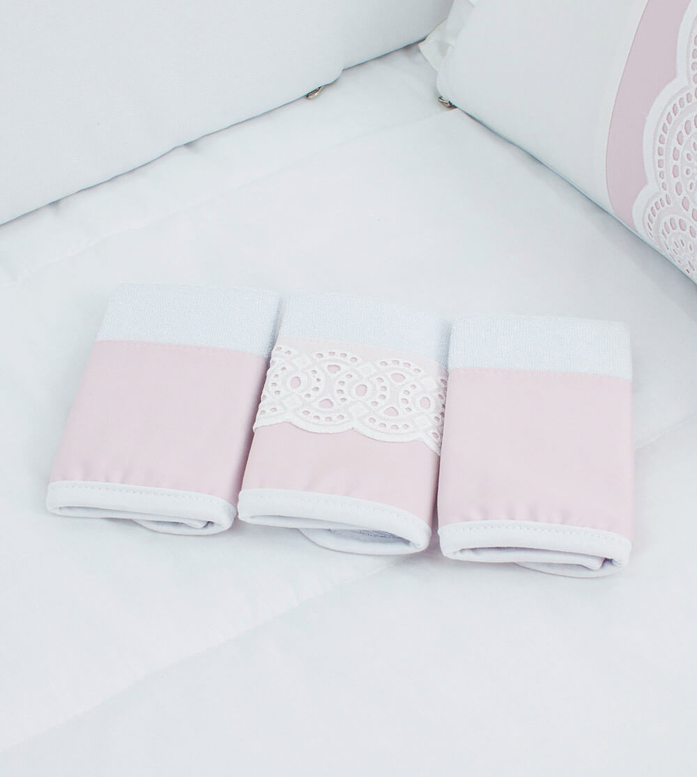 Kit Toalha de Boca Delicatto com 3 unidades