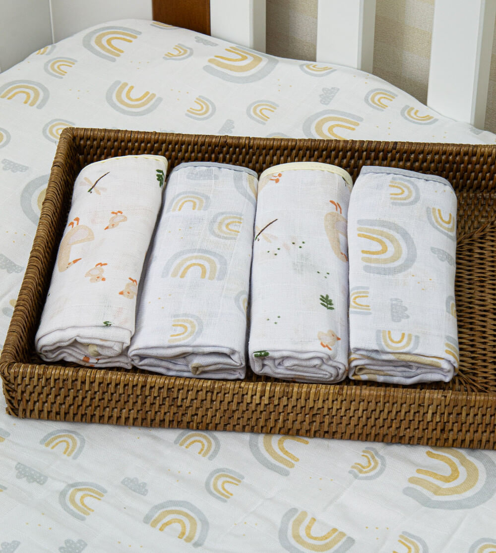 Kit Fralda Soft com 4 unidades 70 x 70cm