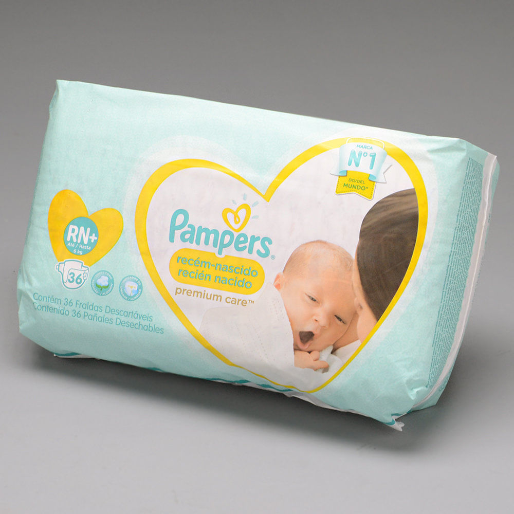 Fralda Pampers Premium Care Recém Nascido