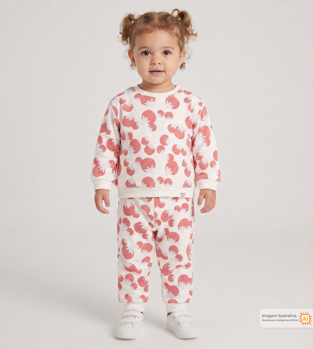 Conjunto Moletom Tomatinhos