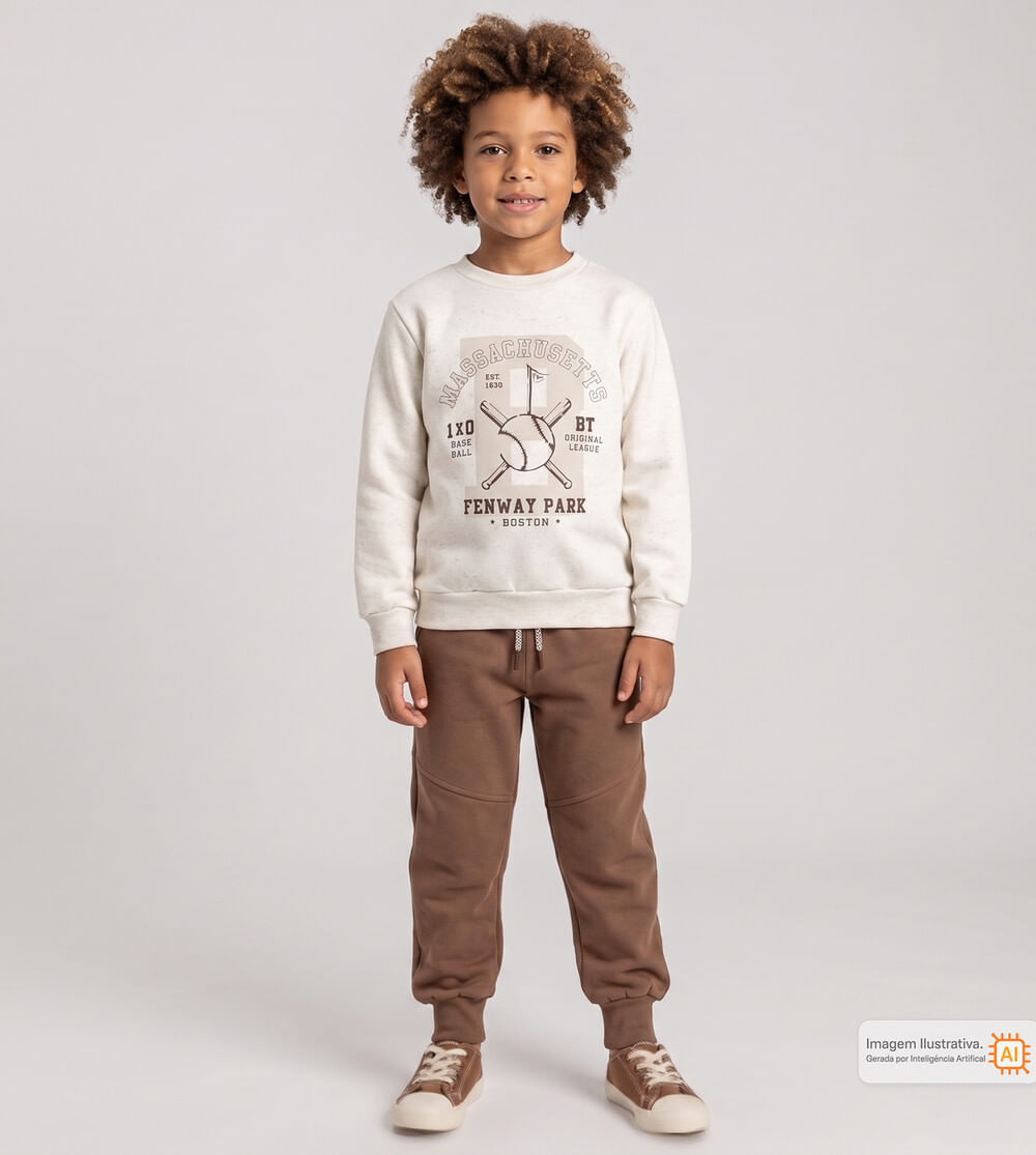 Conjunto Moletom Baseball