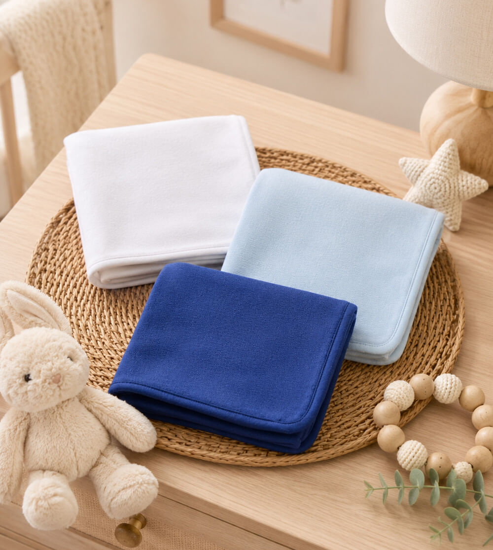 Kit Paninho de Boca Babita Bamboo 3 Unidades