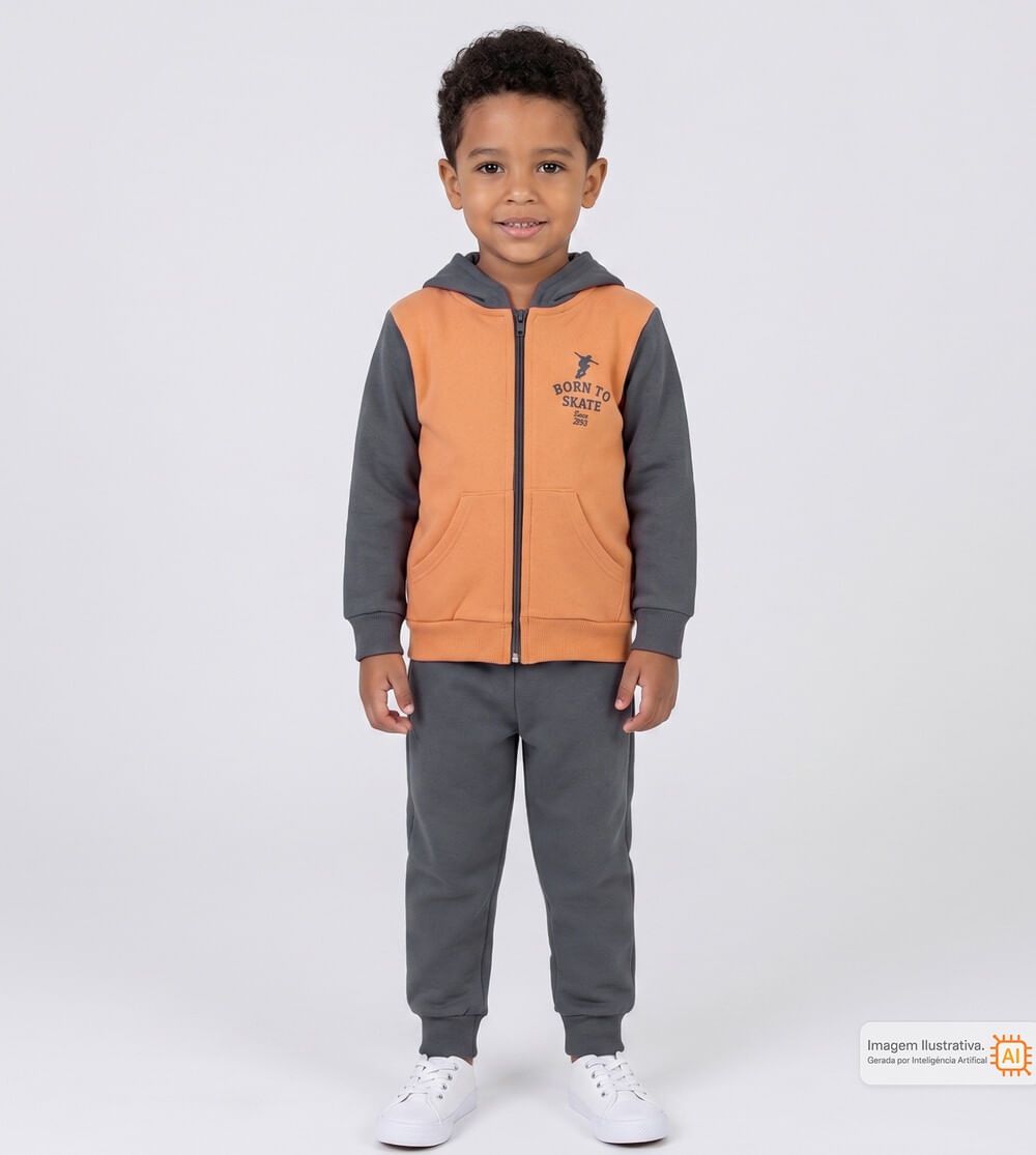 Conjunto Moletom Born To Skate