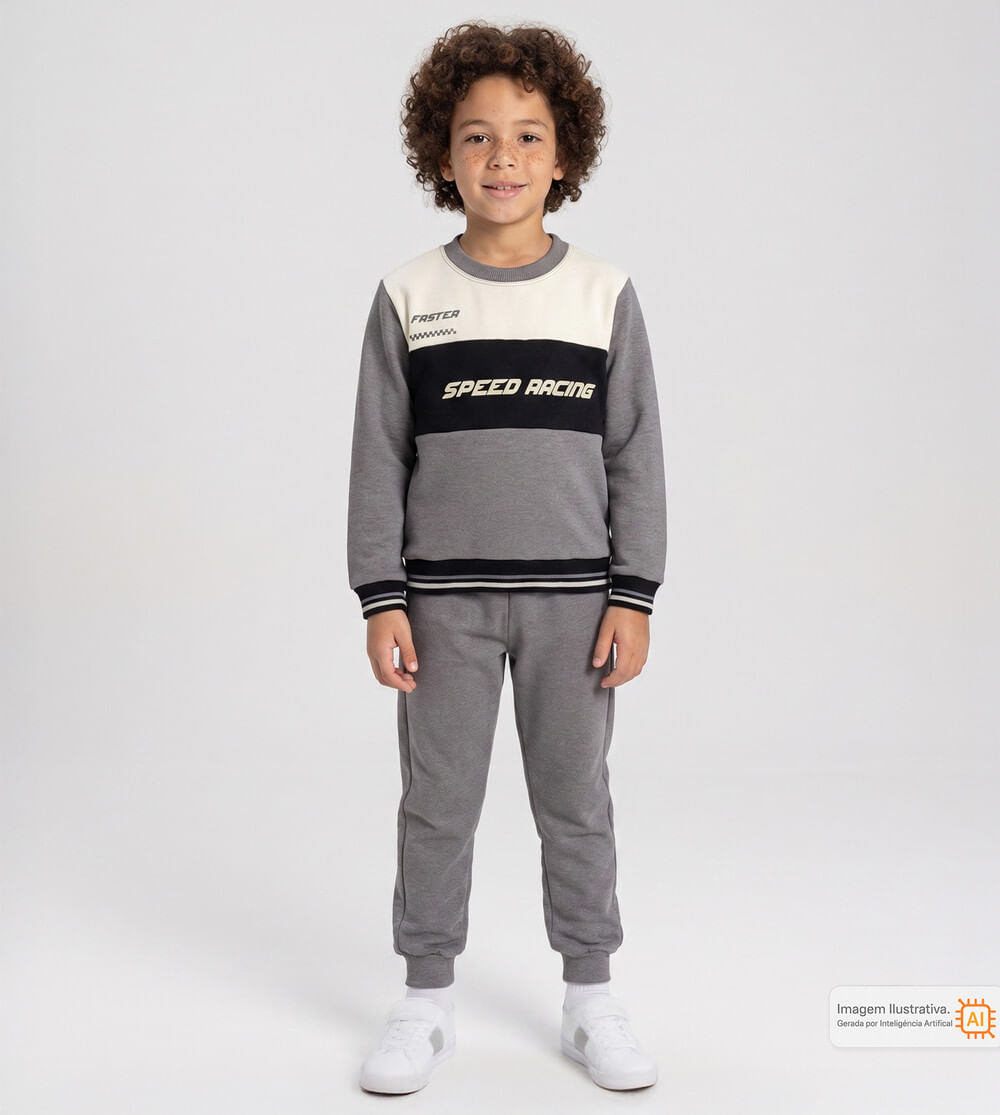 Conjunto Moletom Speed Racing