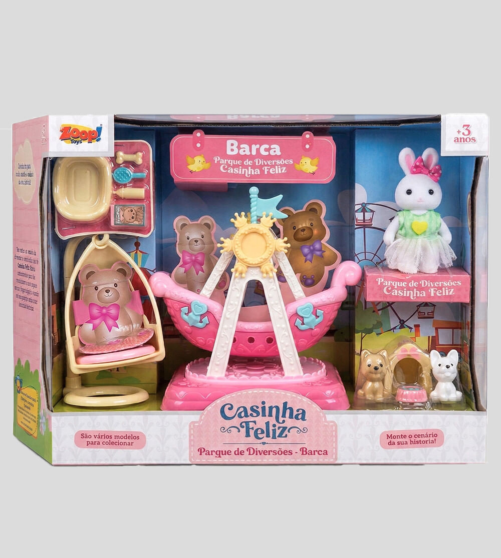 Coleção Casinha Feliz - Parque de Diversões Barca
