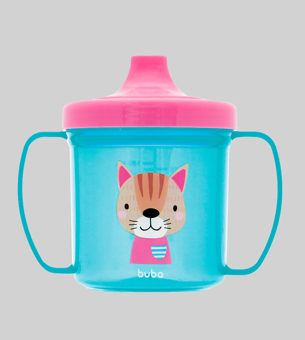 Copo Treinamento com Alça Gatinho 180ml