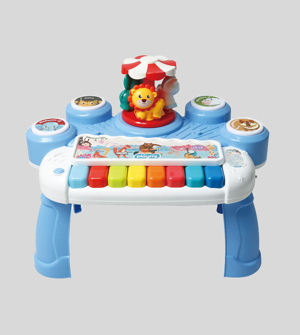 Mesinha Musical Carrossel dos Bichinhos Play&Learn Azul