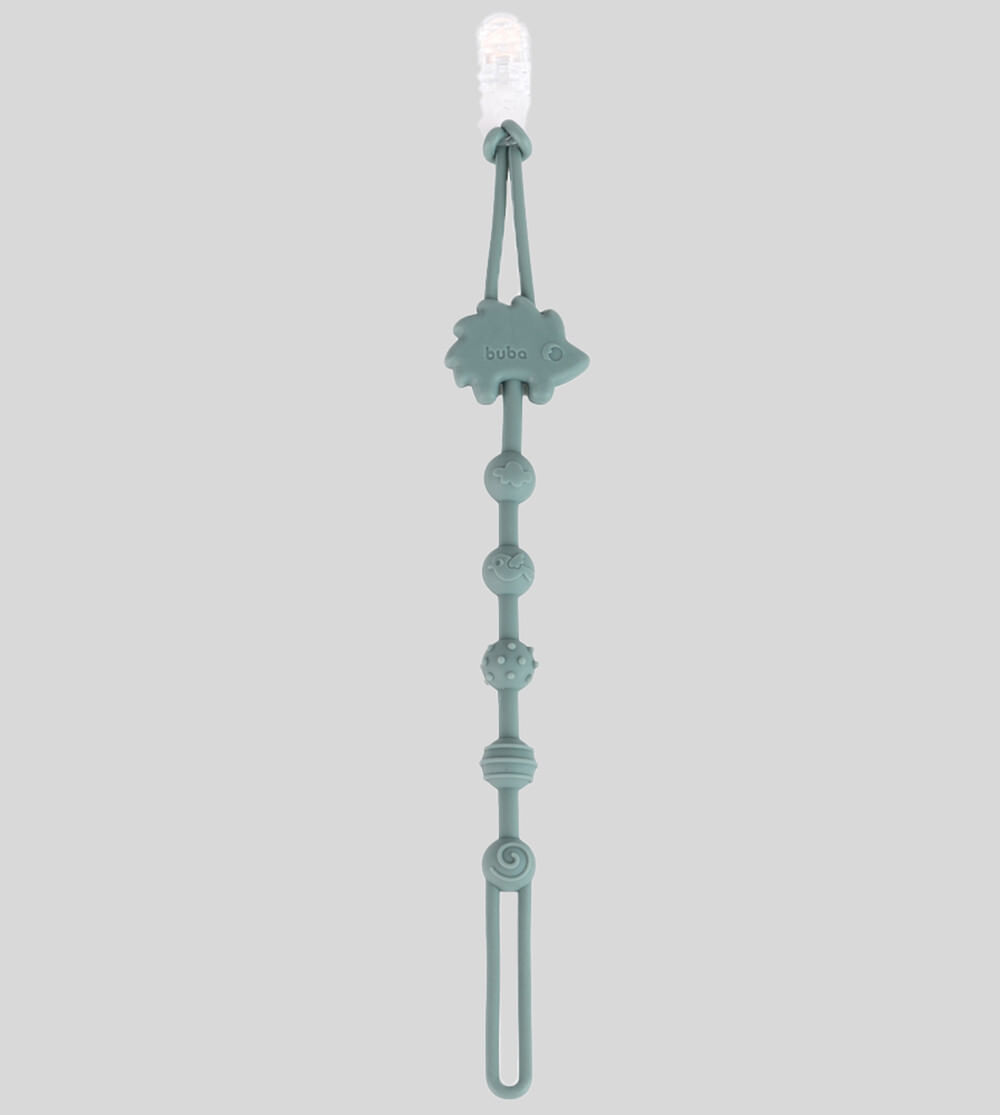 Prendedor de Chupeta Silicone Porco Espinho Cloudy